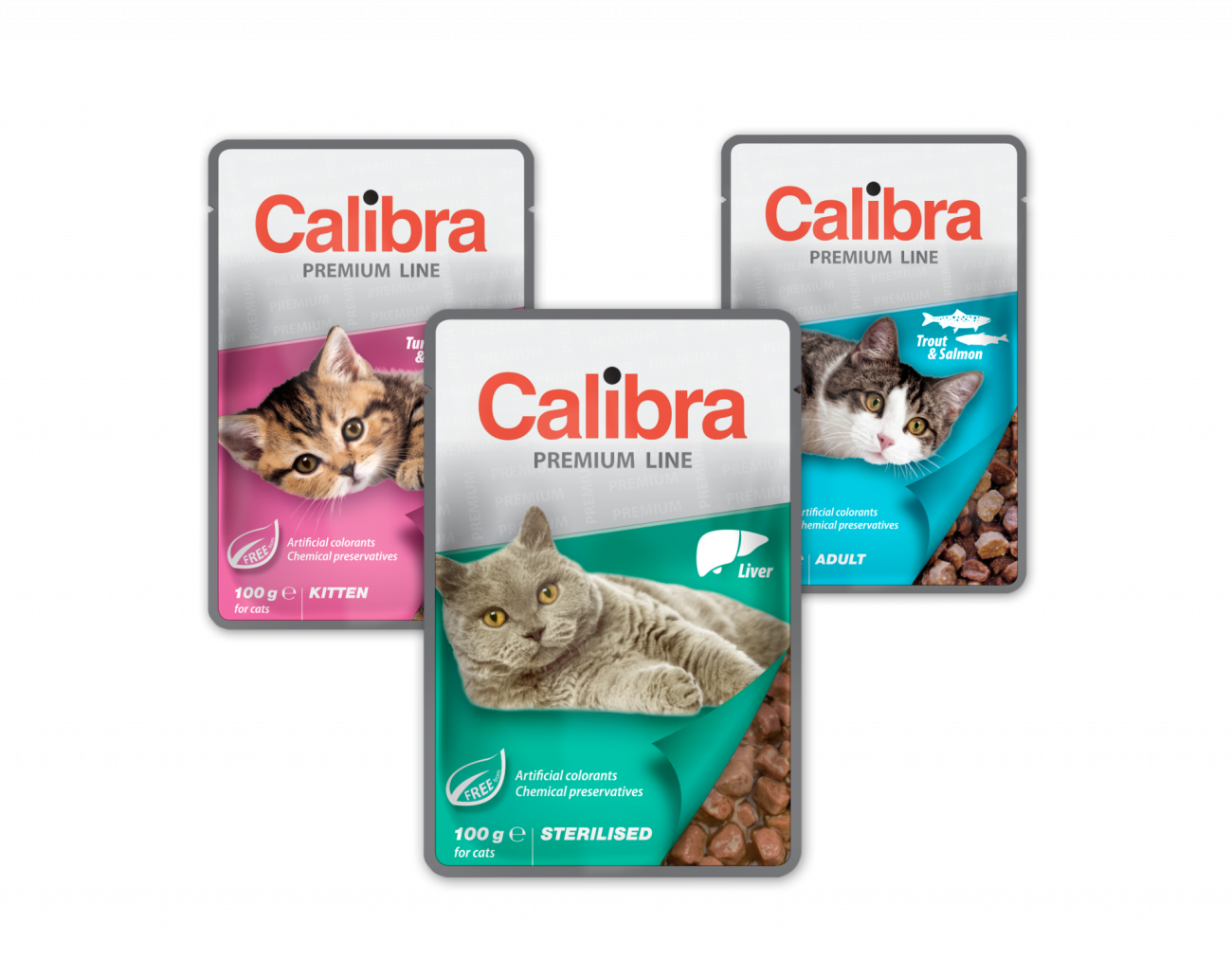 Pouches for cats Calibra